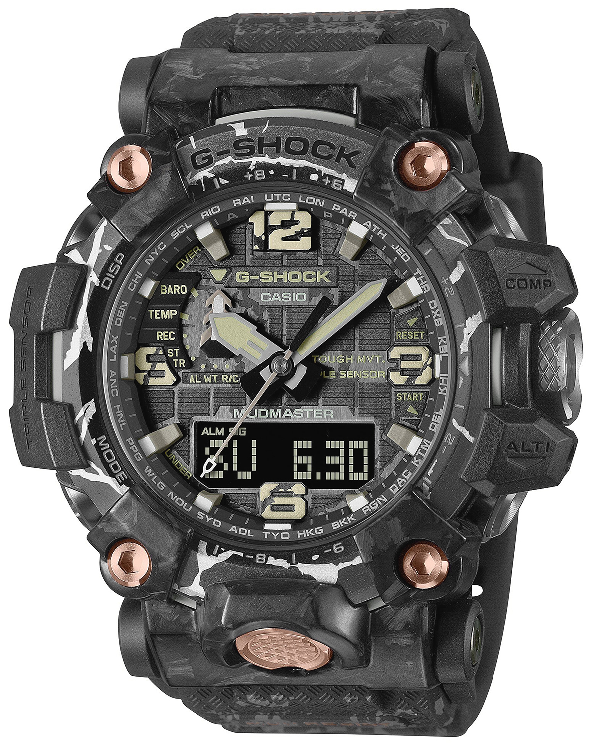 G-SHOCK Mudmaster Carbon Core Rift Valley Mud King GWG-2000CR-1AER