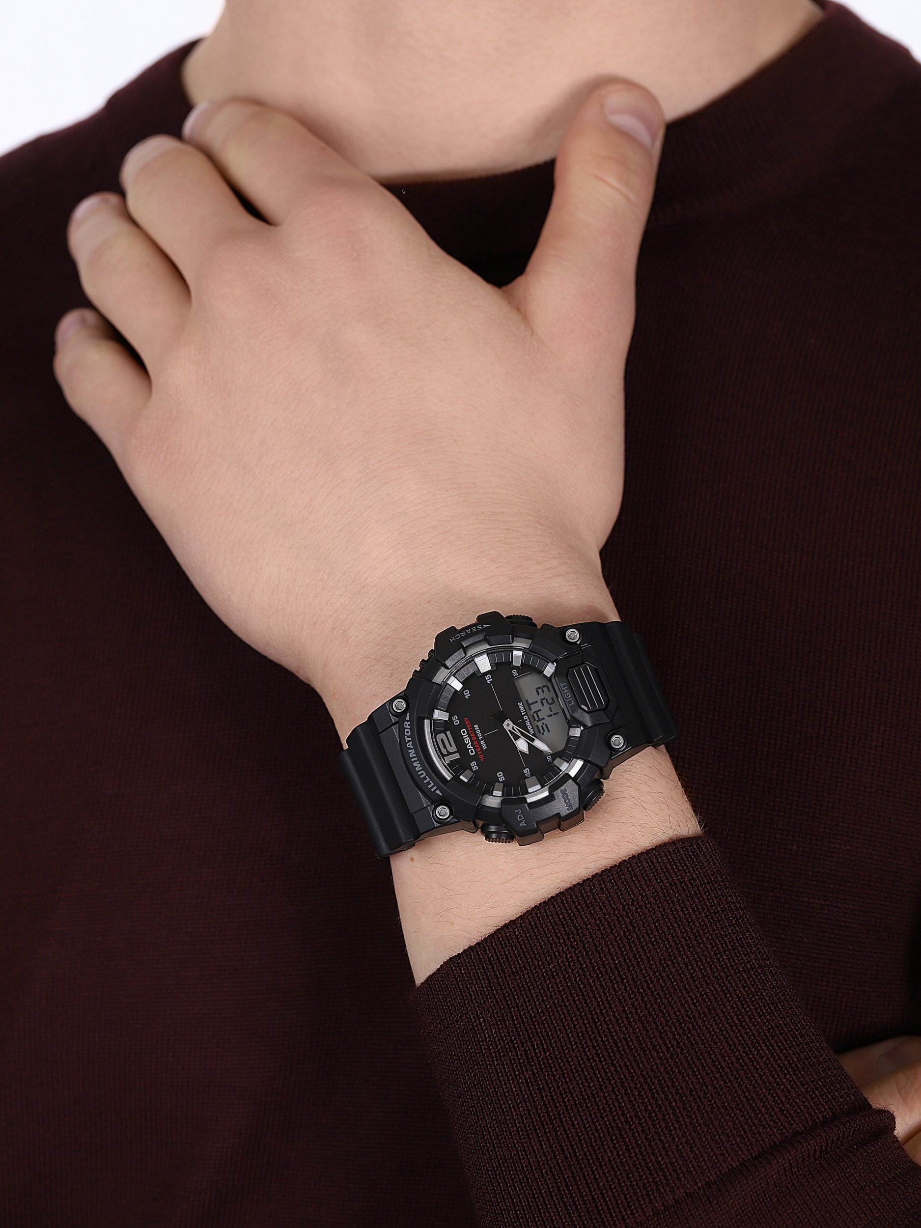 Casio HDC-700-1AVEF zegarek czarny sportowy Sportowe pasek