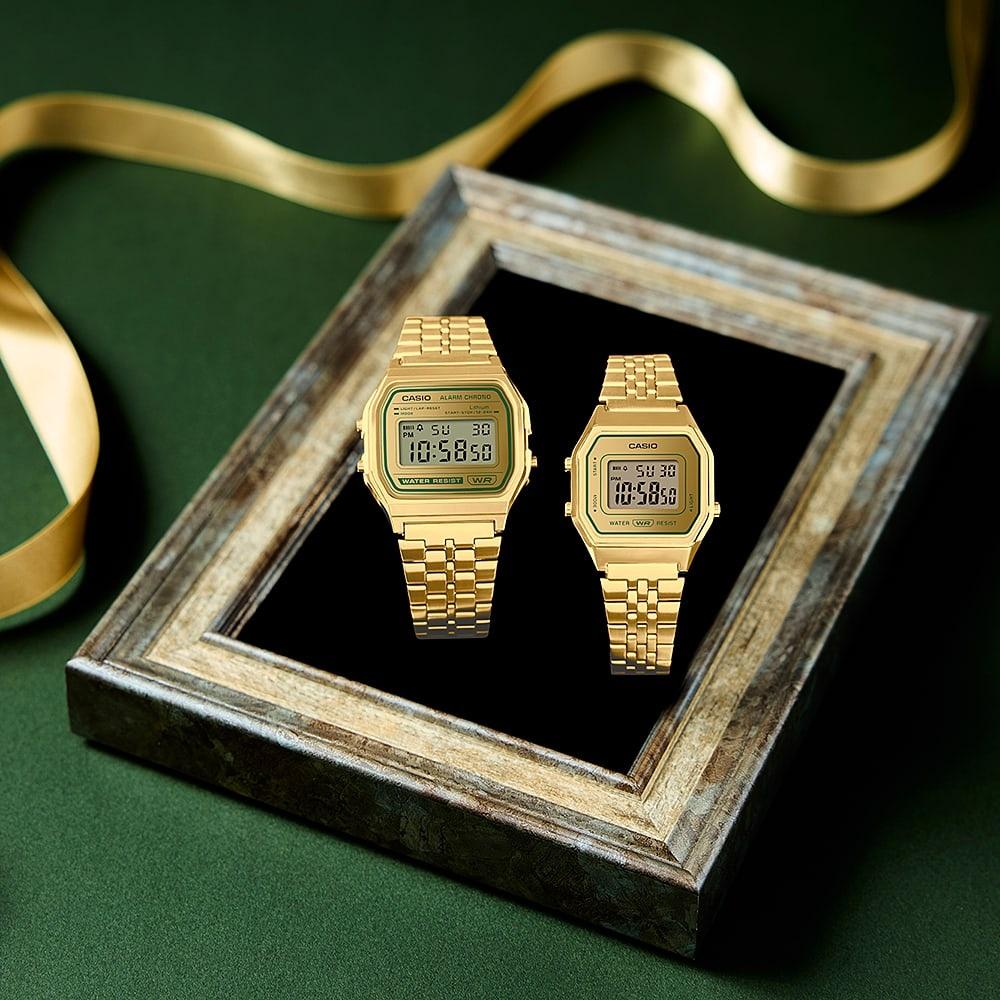 Casio LA680WEGV-9AEF Classic Retro retro zegarek złoty - miniatura 9