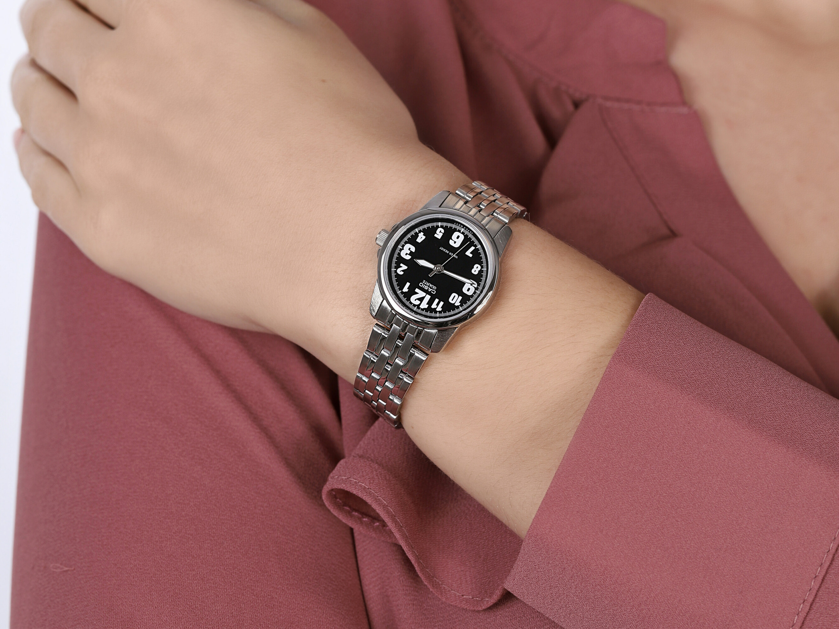Casio LTP-1260D-1B damski zegarek Klasyczne bransoleta
