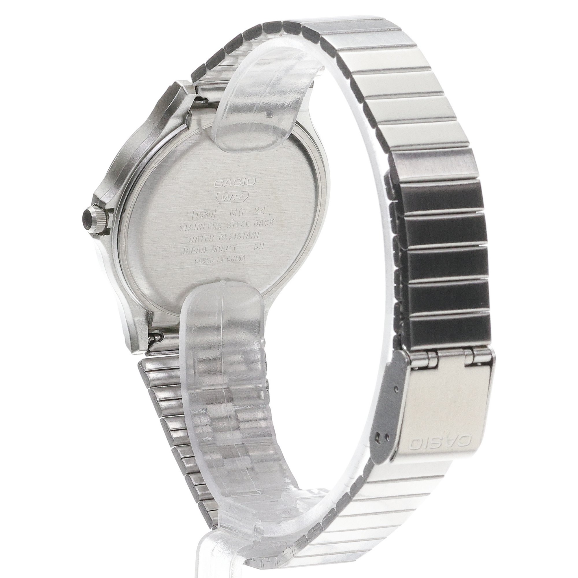 Casio MQ-24DA-2AEF zegarek srebrny klasyczny Klasyczne bransoleta