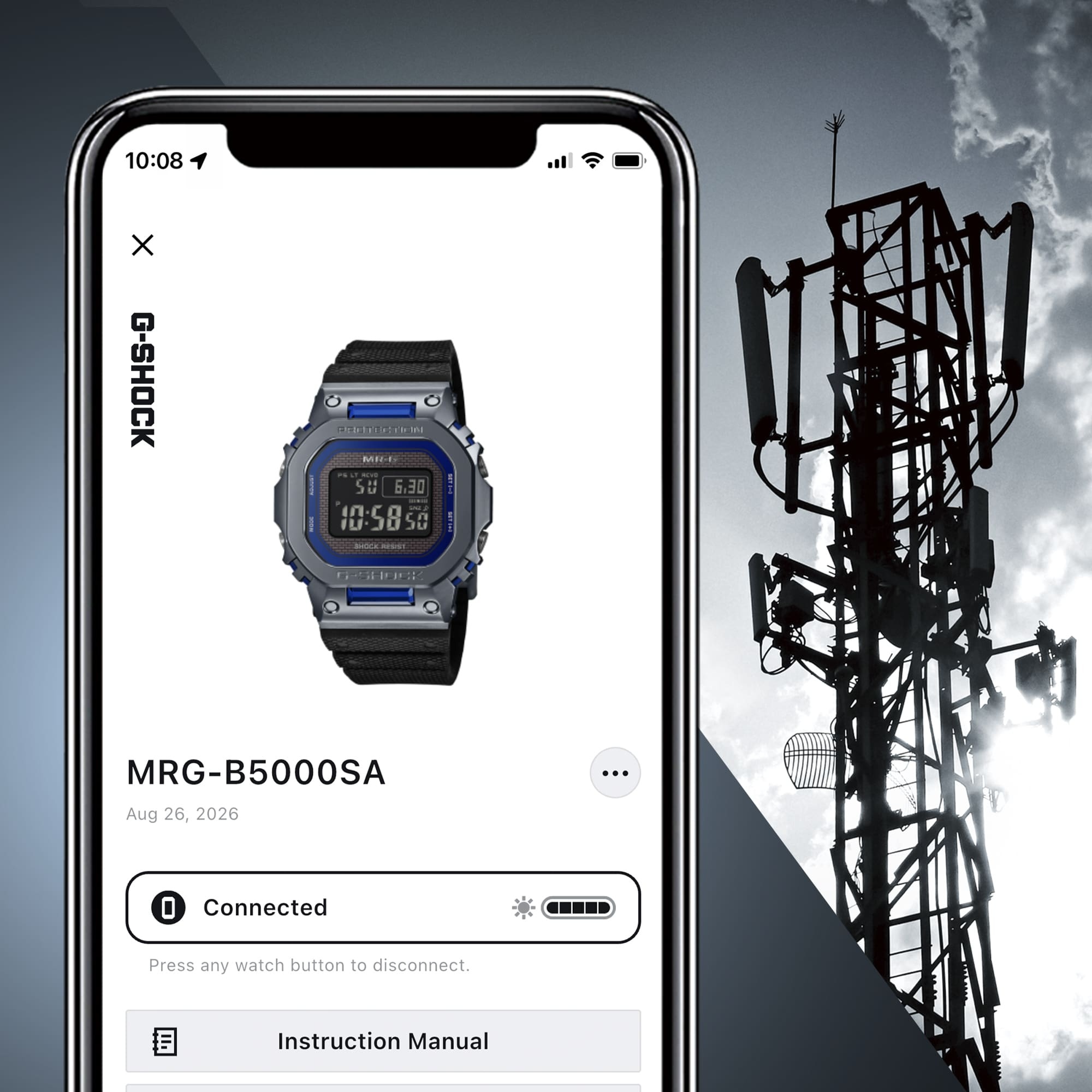 Casio MRG-B5000SA-2DR zegarek - miniatura 10