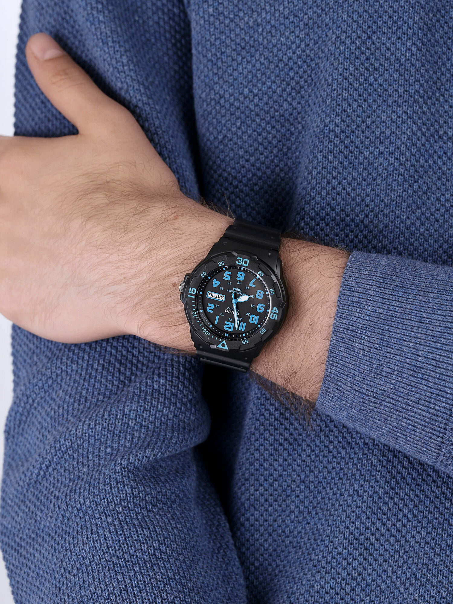Casio MRW-200H-2BVEF męski zegarek Sportowe pasek
