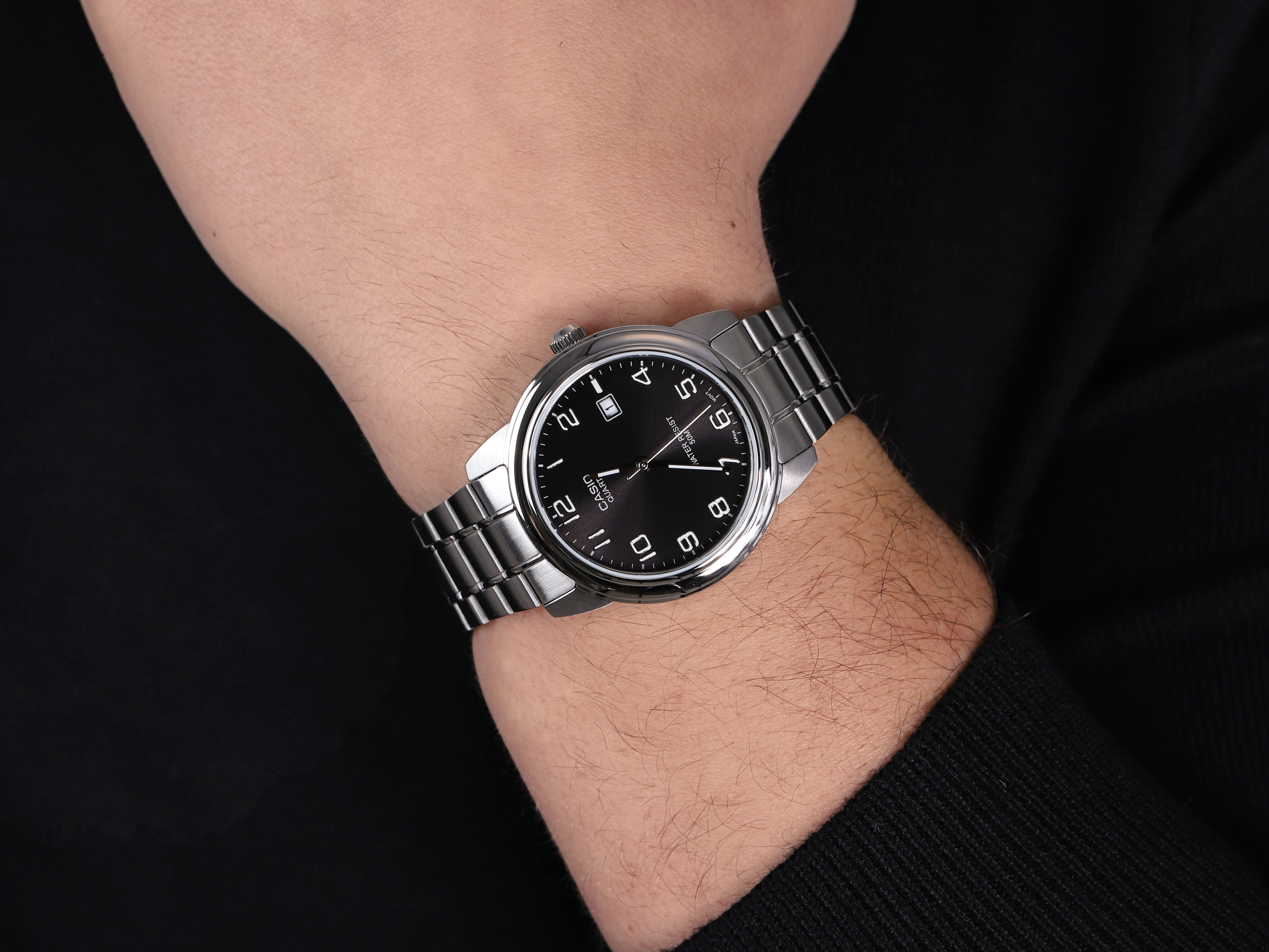 Casio MTP-1221A-1AV męski zegarek Klasyczne bransoleta