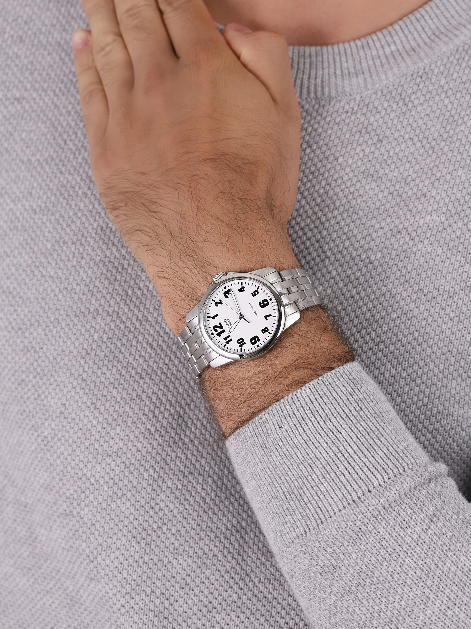 Casio MTP-1260D-7B męski zegarek Klasyczne bransoleta