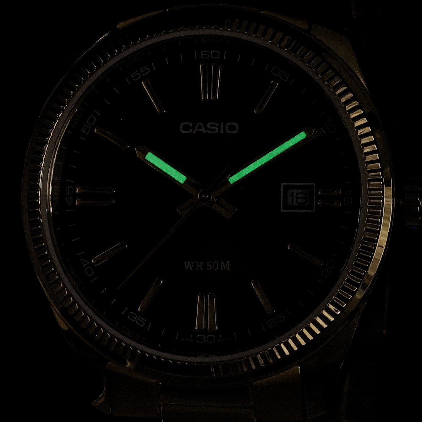 Casio MTP-1302PGC-5AVEF zegarek złoty klasyczny Sportowe bransoleta - miniatura 5