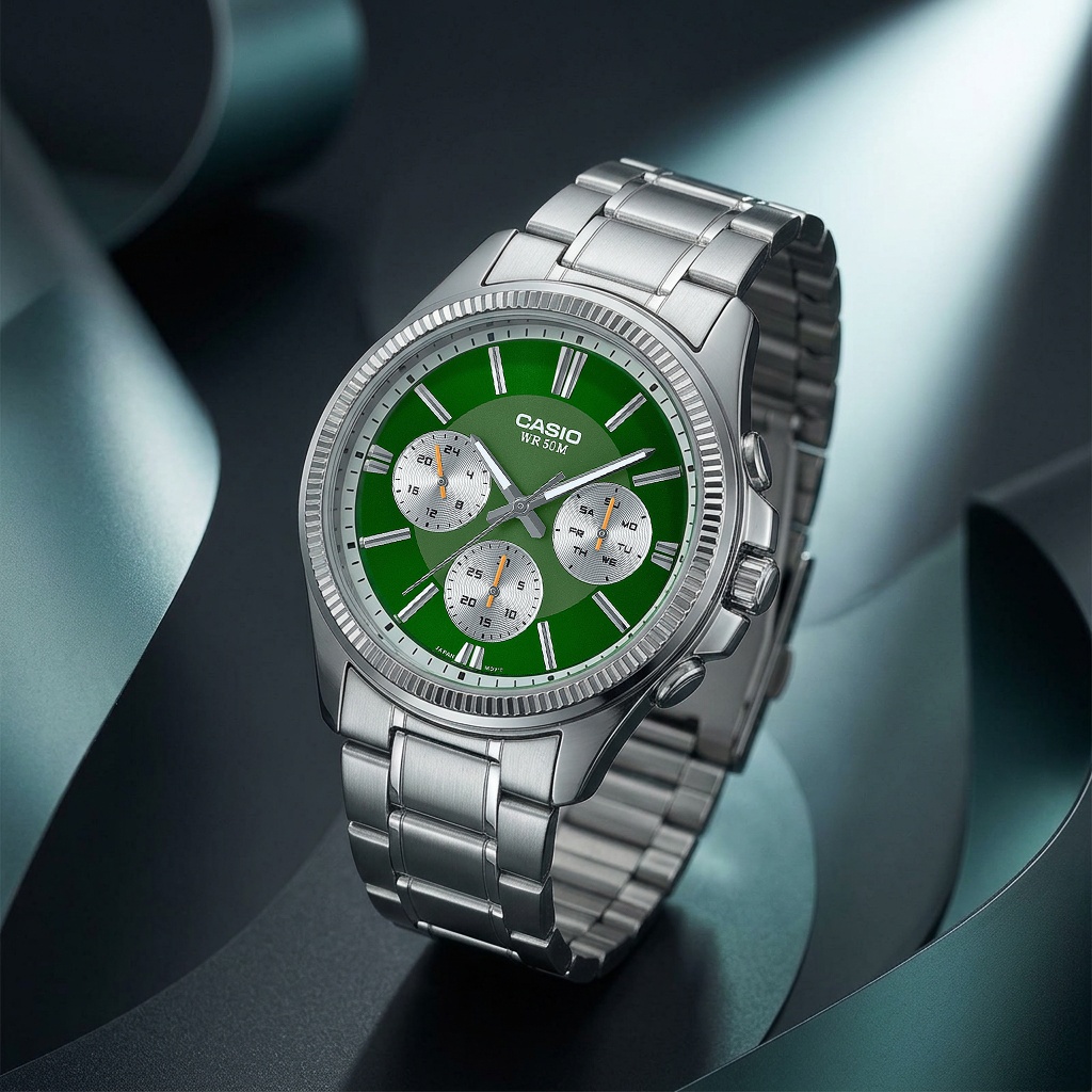 Casio MTP-1375PD-3AVEF męski zegarek Męskie bransoleta - miniatura 3
