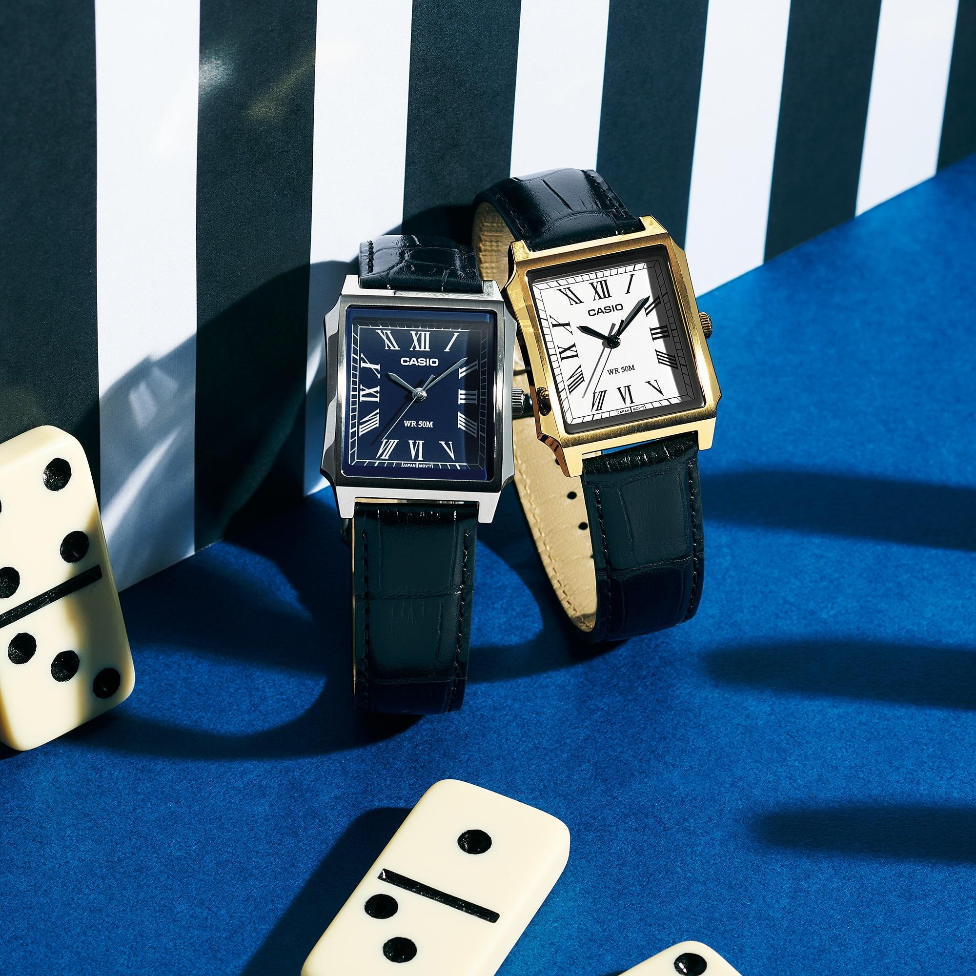 Casio MTP-B190GL-7BVEF zegarek złoty klasyczny Klasyczne pasek - miniatura 5