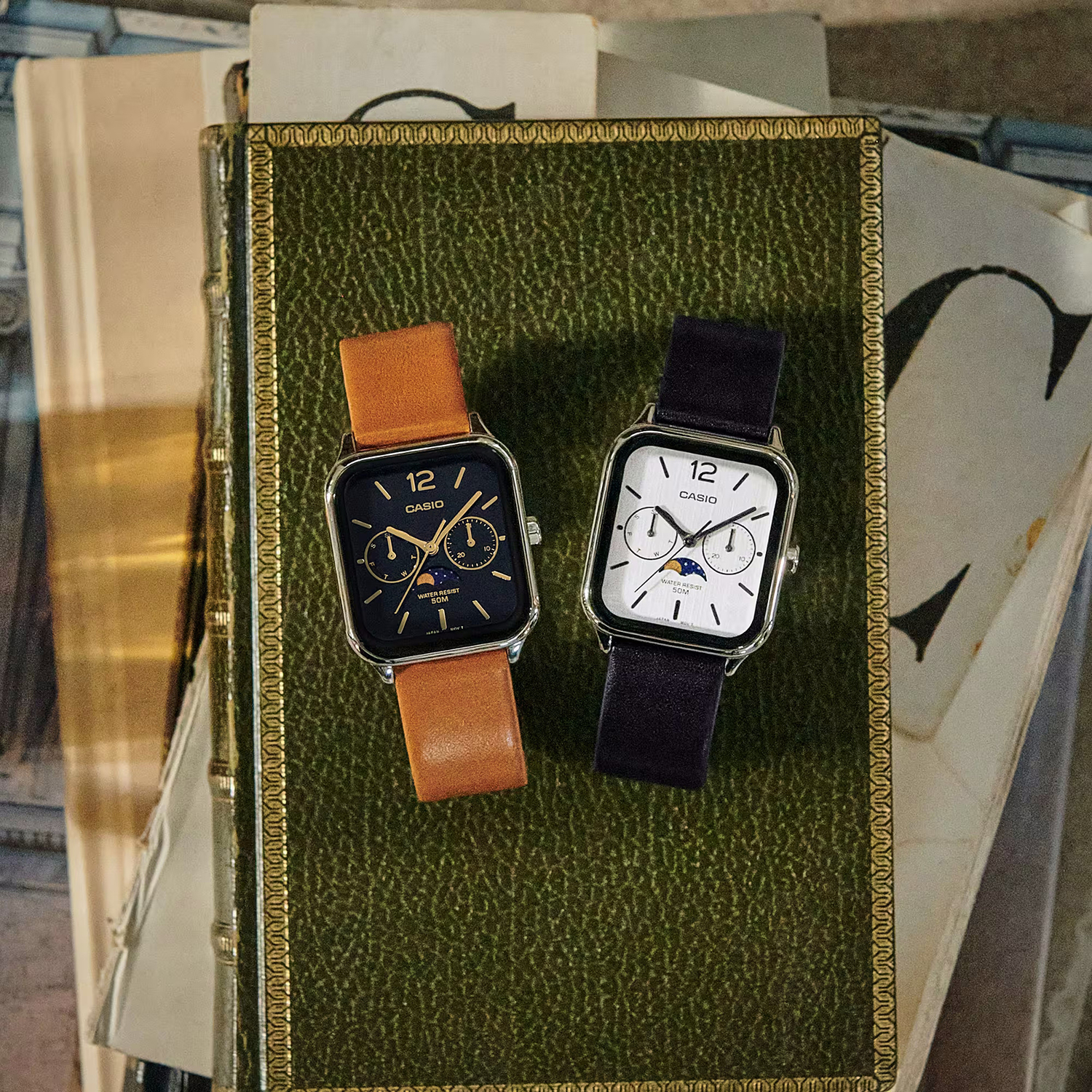 Casio MTP-M305L-1AVER męski zegarek Klasyczne pasek - miniatura 3
