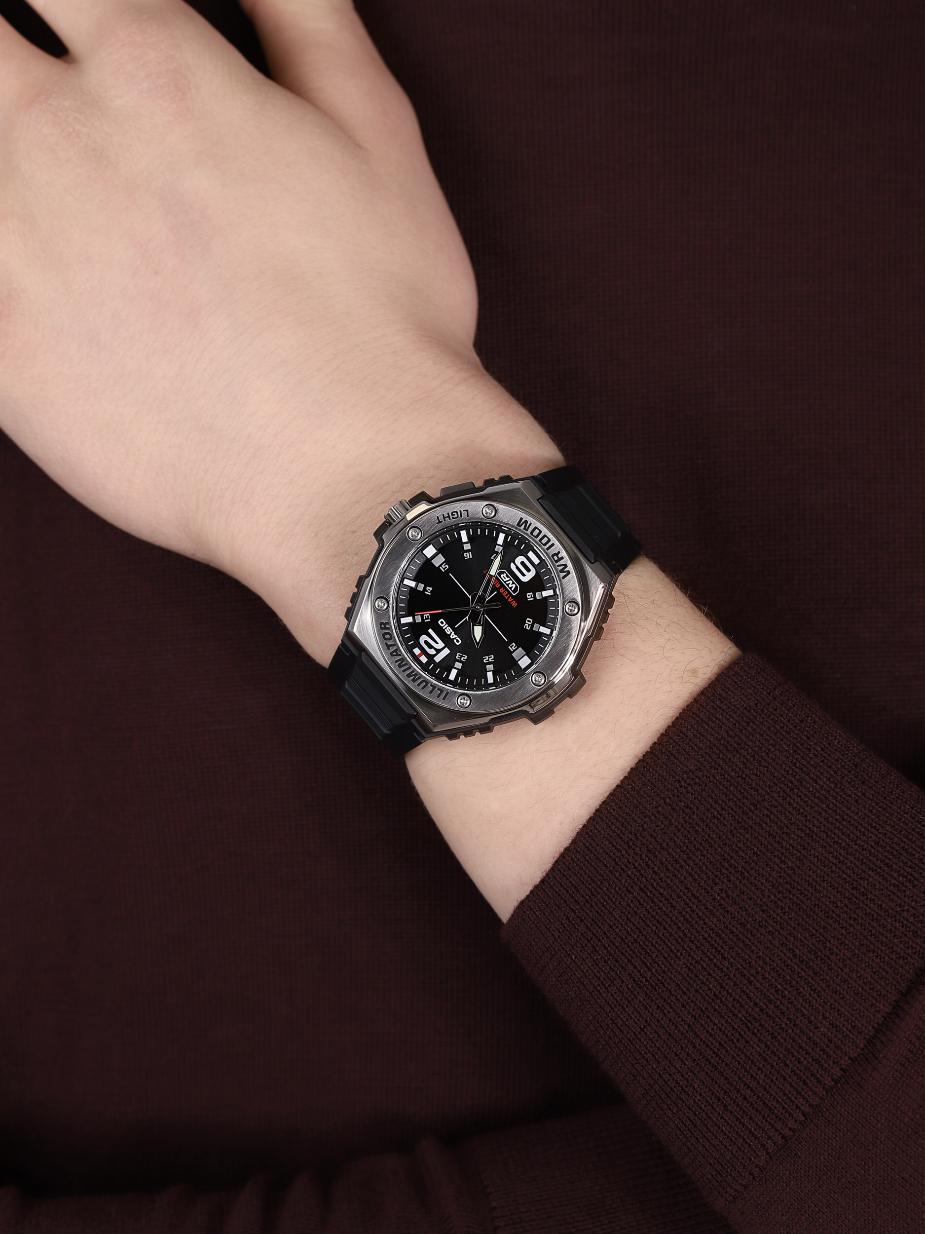 Casio MWA-100H-1AVEF męski zegarek Sportowe pasek - miniatura 3
