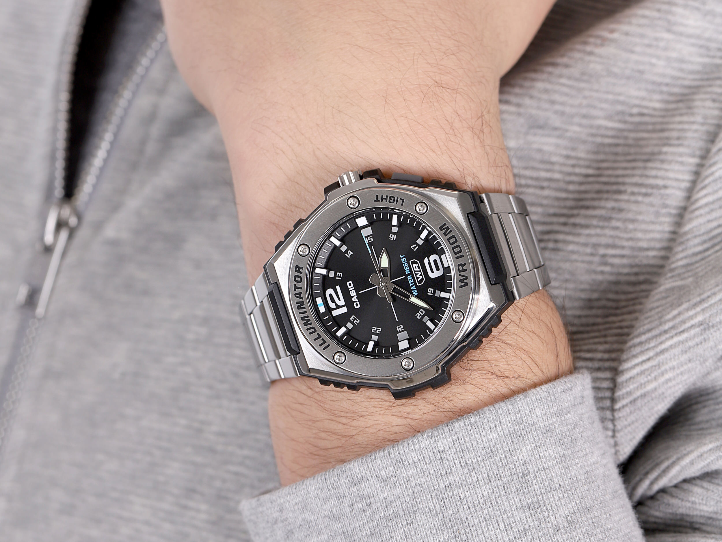 Casio MWA-100HD-1AVEF męski zegarek Sportowe bransoleta - miniatura 4