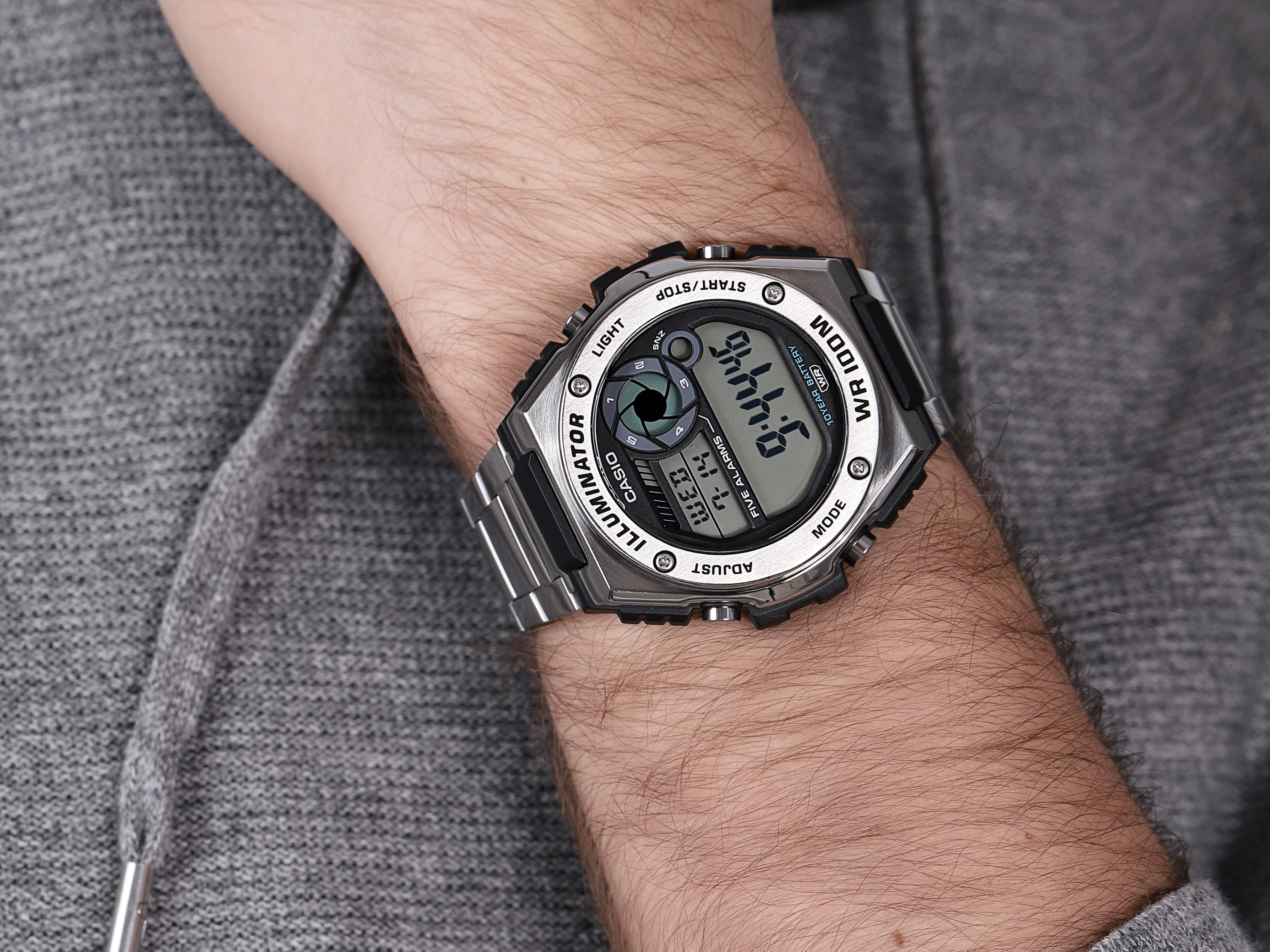 Casio MWD-100HD-1AVEF męski zegarek Sportowe bransoleta - miniatura 4