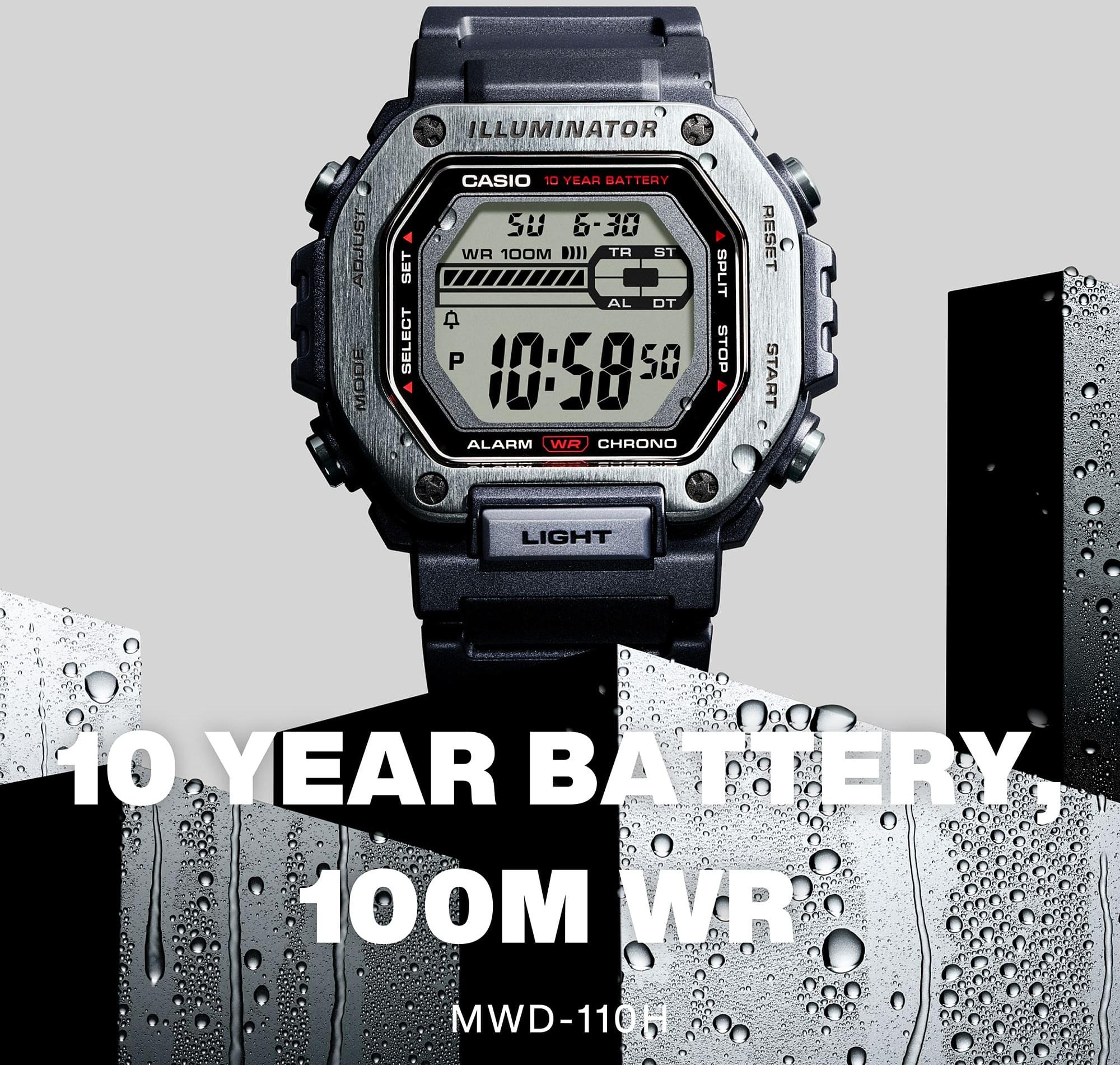 Casio MWD-110H-1AVEF zegarek męski Sportowe - miniatura 3