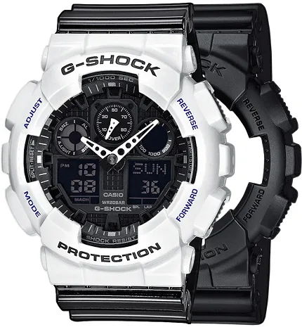 Casio SET GA-100-1A1ER + BEZEL 10347600 + PASEK 10378391 - zdjęcie 1