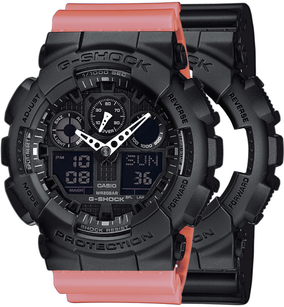 Casio SET GA-100-1A1ER + BEZEL 10358741 + PASEK 10498150 - miniatura 1