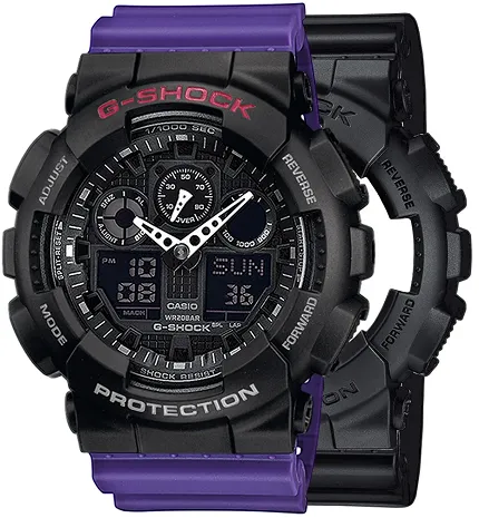 Casio SET GA-100-1A1ER + BEZEL 10378531 + PASEK 10498156 - zdjęcie 1