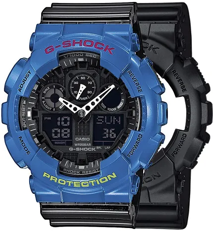 Casio SET GA-100-1A1ER + BEZEL 10388974 + PASEK 10378391 - zdjęcie 1