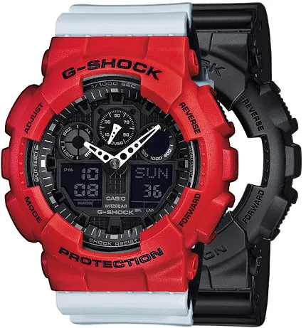 Casio SET GA-100-1A1ER + BEZEL 10395289 + PASEK 10527469 - zdjęcie 1