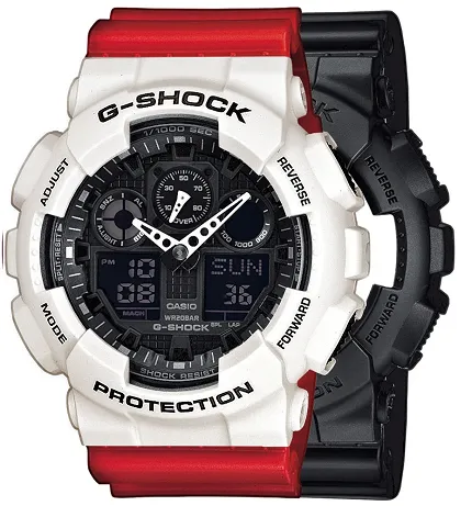 Casio SET GA-100-1A1ER + BEZEL 10395292 + PASEK 10395226 - zdjęcie 1