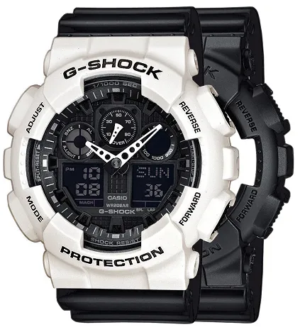 Casio SET GA-100-1A1ER + BEZEL 10395292 + PASEK 10536683 - zdjęcie 1