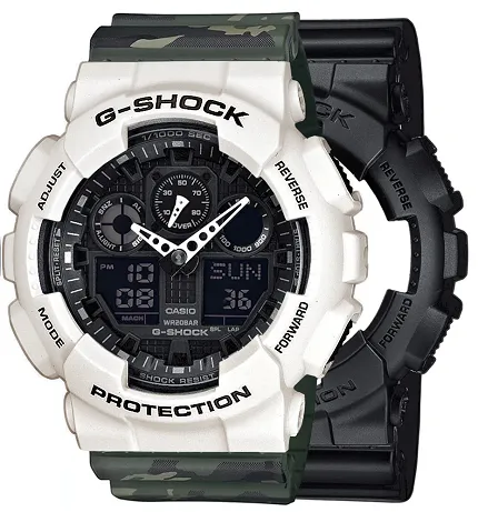 Casio SET GA-100-1A1ER + BEZEL 10395292 + PASEK 10561429 - zdjęcie 1