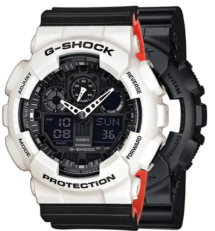 Casio SET GA-100-1A1ER + BEZEL 10395292 + PASEK 10577142 - zdjęcie 1