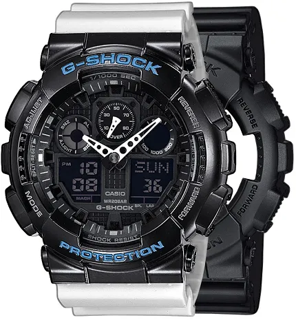 Casio SET GA-100-1A1ER + BEZEL 10407691 + PASEK 10430571 - zdjęcie 1