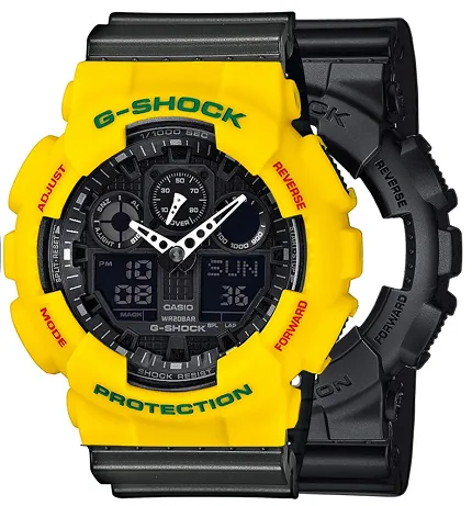 Casio SET GA-100-1A1ER + BEZEL 10414779 + PASEK 10467764 - zdjęcie 1