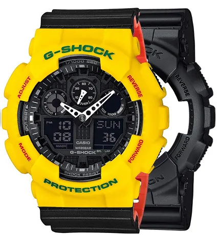 Casio SET GA-100-1A1ER + BEZEL 10414779 + PASEK 10577142 - zdjęcie 1