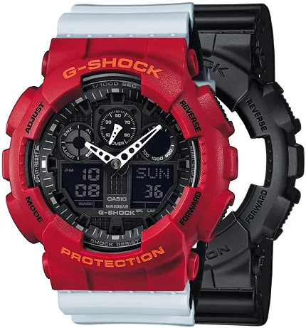 Casio SET GA-100-1A1ER + BEZEL 10441433 + PASEK 10527469 - zdjęcie 1