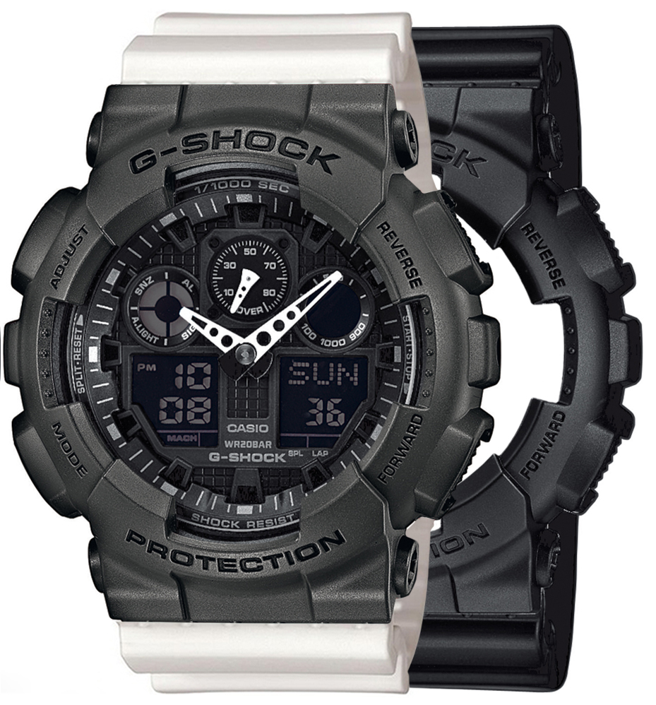 Casio SET GA-100-1A1ER + BEZEL 10467795 + PASEK 10366715 - miniatura 1