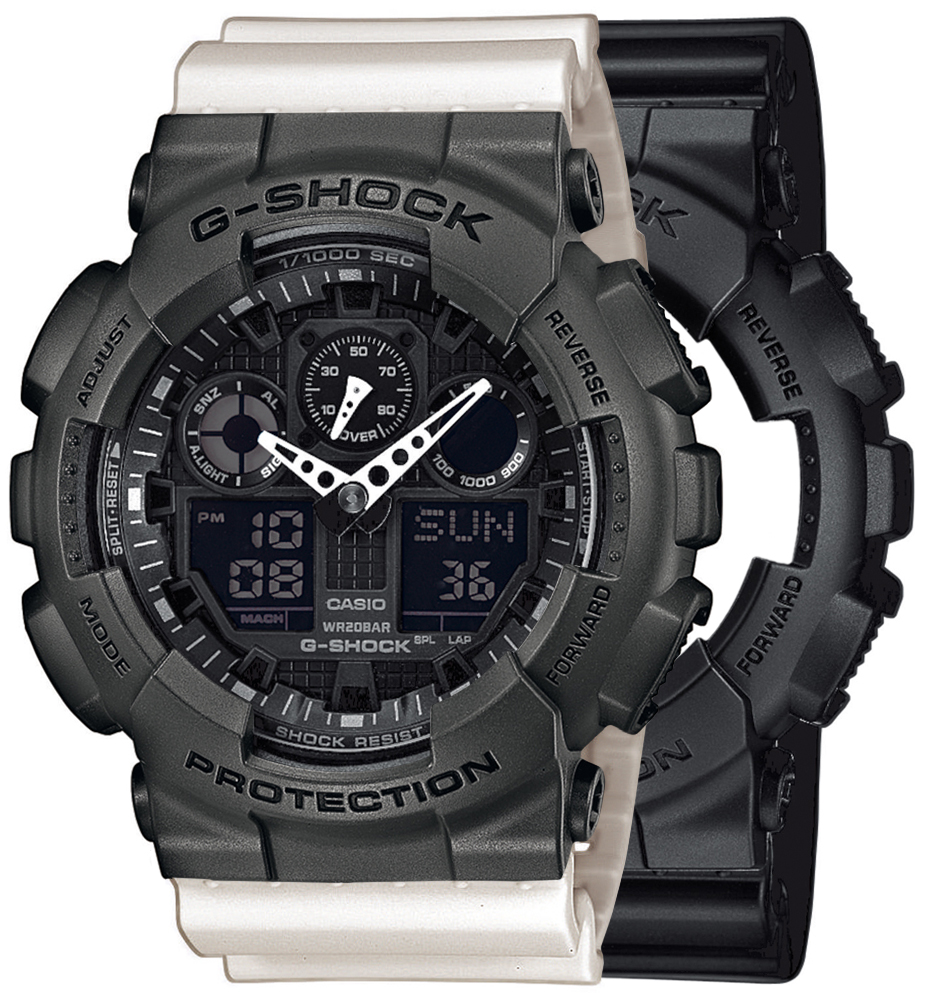 Casio SET GA-100-1A1ER + BEZEL 10467795 + PASEK 10395227 - miniatura 1