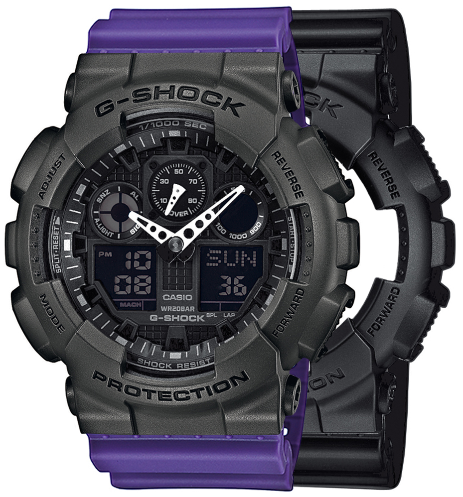 Casio SET GA-100-1A1ER + BEZEL 10467795 + PASEK 10498156 - miniatura 1