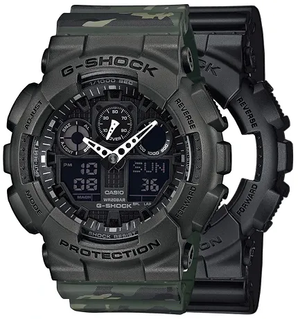 Casio SET GA-100-1A1ER + BEZEL 10467795 + PASEK 10561429 - zdjęcie 1
