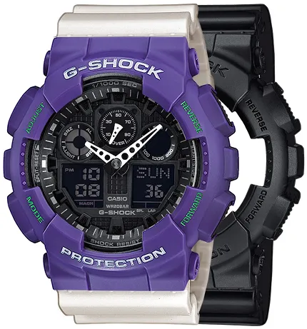 Casio SET GA-100-1A1ER + BEZEL 10498250 + PASEK 10395227