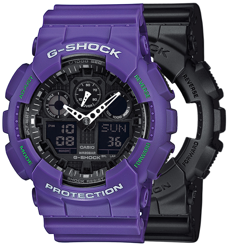 Casio SET GA-100-1A1ER + BEZEL 10498250 + PASEK 10498156 - miniatura 1
