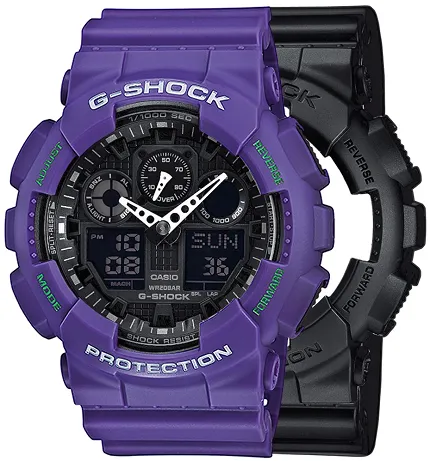 Casio SET GA-100-1A1ER + BEZEL 10498250 + PASEK 10498156 - zdjęcie 1