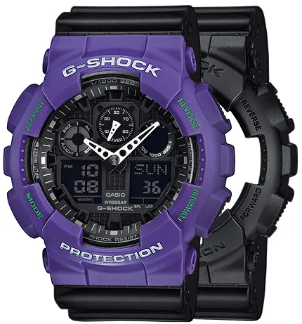 Casio SET GA-100-1A1ER + BEZEL 10498250 + PASEK 10536683 - zdjęcie 1
