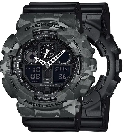 Casio SET GA-100-1A1ER + BEZEL 10507071 + PASEK 10536683 - zdjęcie 1