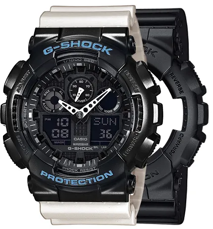 Casio SET GA-100-1A1ER + BEZEL 10514393 + PASEK 10395227 - zdjęcie 1