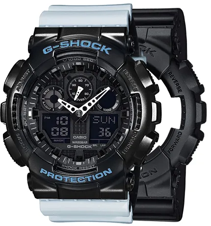 Casio SET GA-100-1A1ER + BEZEL 10514393 + PASEK 10527469 - zdjęcie 1