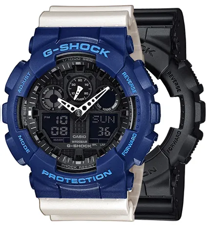 Casio SET GA-100-1A1ER + BEZEL 10527398 + PASEK 10395227 - zdjęcie 1