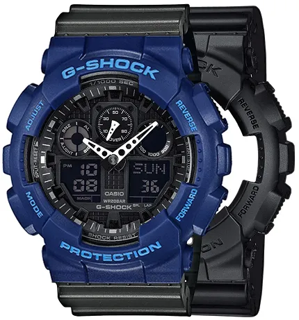 Casio SET GA-100-1A1ER + BEZEL 10527398 + PASEK 10467764 - zdjęcie 1