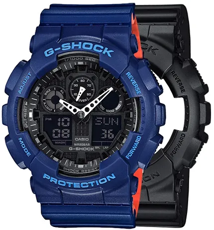 Casio SET GA-100-1A1ER + BEZEL 10527398 + PASEK 10527467 - zdjęcie 1