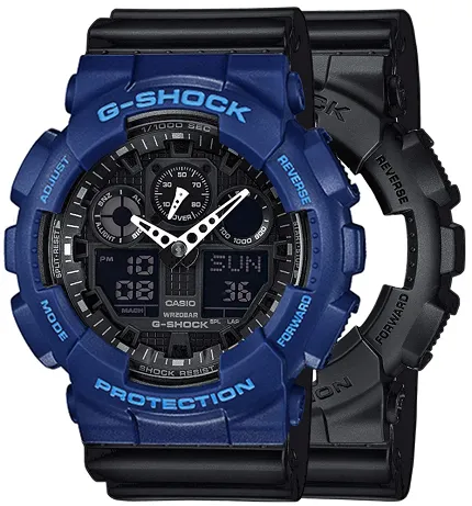 Casio SET GA-100-1A1ER + BEZEL 10527398 + PASEK 10536683 - zdjęcie 1