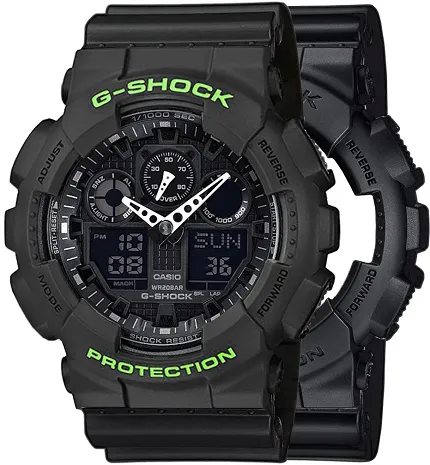 Casio SET GA-100-1A1ER + BEZEL 10540166 + PASEK 10536683 - zdjęcie 1