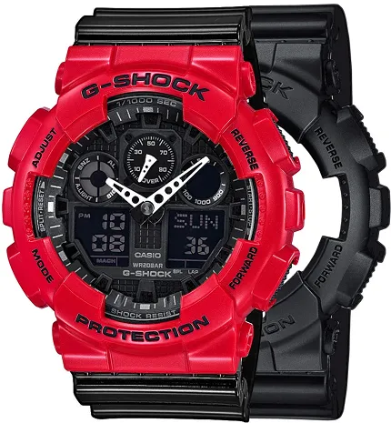 Casio SET GA-100-1A1ER + BEZEL 10557822 + PASEK 10378391 - zdjęcie 1