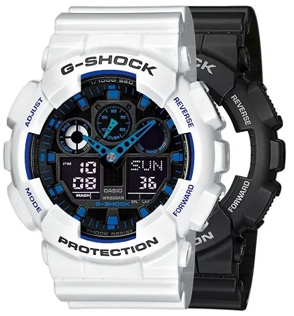 Casio SET GA-100-1A2ER + BEZEL 10347600 + PASEK 10347710 - zdjęcie 1