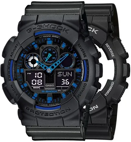 Casio SET GA-100-1A2ER + BEZEL 10358741 + PASEK 10467764