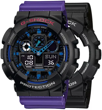 Casio SET GA-100-1A2ER + BEZEL 10378531 + PASEK 10498156 - zdjęcie 1